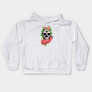 Skull and flower Kids Hoodie